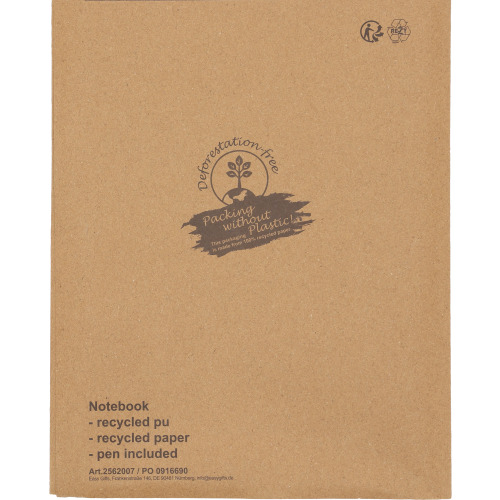 Notes A5 w linie z długopisem MERSIN Czarny 562003 (7)