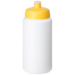 Bidon Baseline® Plus o pojemności 500 ml ze sportowym wieczkiem i uchwytem Biały
