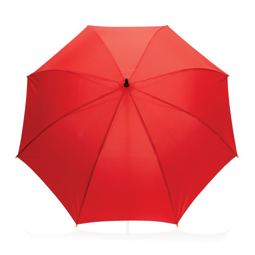 Bambusowy parasol automatyczny 23" AWARE™ RPET Czerwony P850.654 (1)