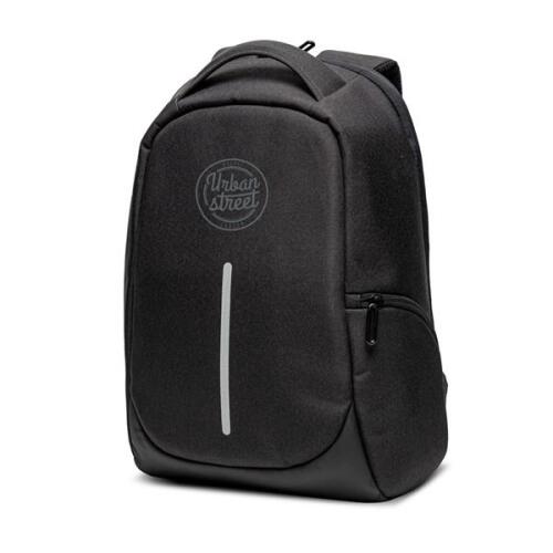 Antykradzieżowy plecak z miejscem na laptopa 15,6` / Safback Czarny IP31073011 (2)