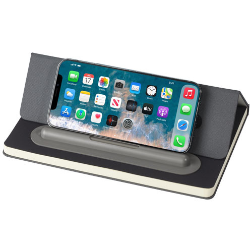 Skribo zestaw notatnika z długopisem Szary 10787382 (6)