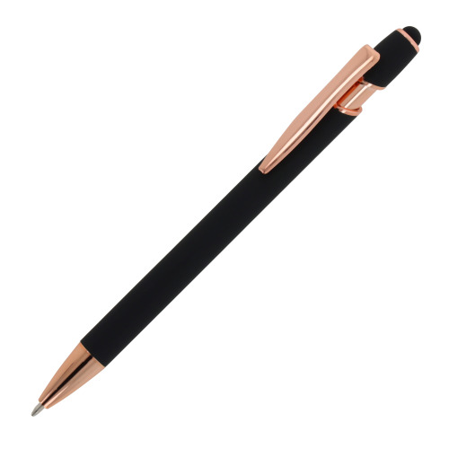 Ballpen Paris Deluxe Metal Rubberised Czarny LT87783-N0002 