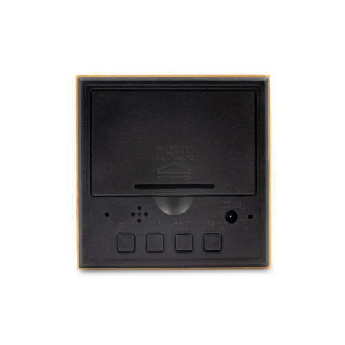 Bambusowy zegar na biurko z alarmem | Katherine Drewno V0193-17 (9)