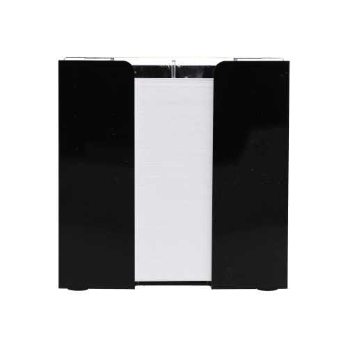 Blok 10x10x10cm w pudełku kostkowym z przegródkami na artykuły biurowe Czarny LT91767-N0002 (3)
