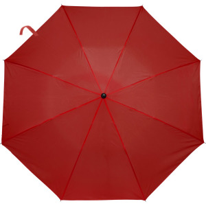 Parasol manualny, składany Czerwony