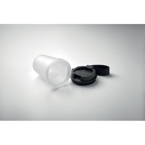 Kubek jednościenny 300 ml Przezroczysty Bialy MO2670-26 (3)