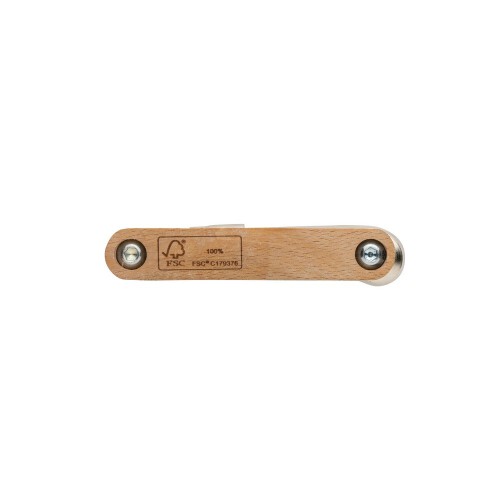 Drewniane narzędzie wielofunkcyjne brązowy P221.089 (4)