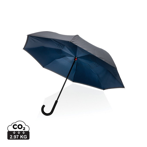 Parasol odwracalny 23" Impact AWARE™ rPET Granatowy P850.635 (12)