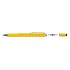 Długopis wielofunkcyjny, poziomica, śrubokręt, touch pen żółty V1996-08 (2) thumbnail