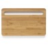 Bambusowa ładowarka bezprzewodowa 5W, organizer na biurko brązowy V0361-16 (2) thumbnail