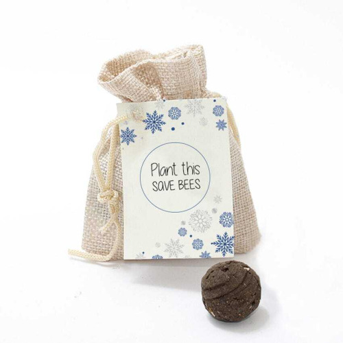 BEE BOMBA w woreczku jutowym Naturalny TIP38 