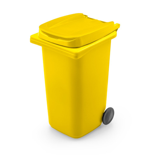 Pojemnik na przybory do pisania „kontener na śmieci” | Erco żółty VA079-08 