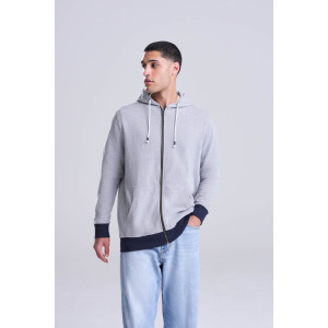 Bluza Męska Slim Fit Bawełna Poliester Recykling - Navy & Charcoal