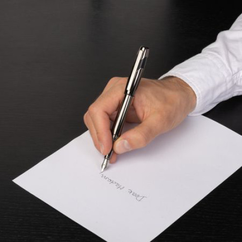 Wieczne pióro Chevron Gun Beżowy HSS2522D (9)