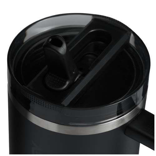 Stanley Quencher® ProTour 1180 ml termoizolowany kubek ze słomką, wykonany z recyklingowanej stali nierdzewnej Czarny 10097990 (4)
