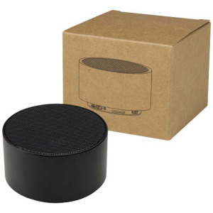 Ankaa bezprzewodowy głośnik Bluetooth® o mocy 3 W z recyklingowanego aluminium Czarny