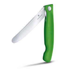 Składany nóż do warzyw i owoców Swiss Classic Victorinox zielony