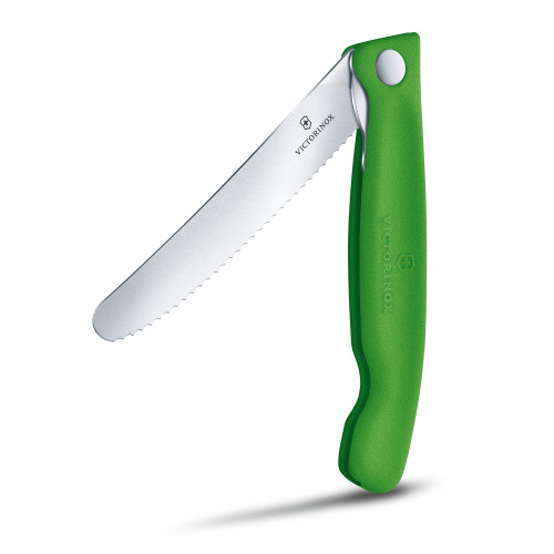 Składany nóż do warzyw i owoców Swiss Classic Victorinox zielony 67836F4B09 