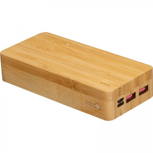 Power bank 20000 mAh bambusowy VALERIA