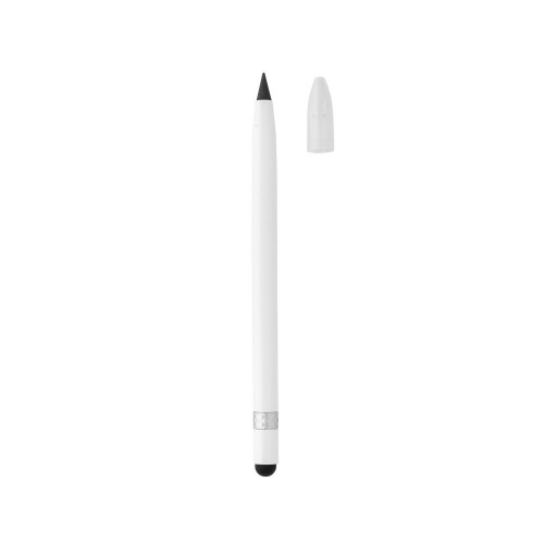 Aluminiowy ołówek z gumką biały P611.123 (1)
