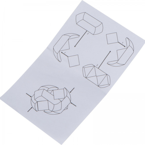 Gra układanka drewniana CAROLYN Beżowy 5098813 (3)