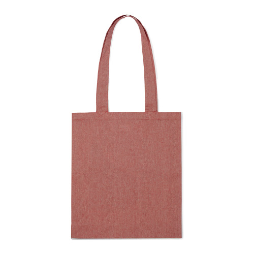Bawełniana torba na zakupy z recyklingu 38x42x10cm Czerwony LT95199-N0021 (1)