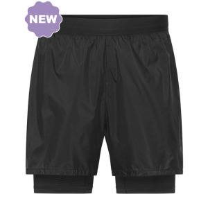 Spodenki Do Biegania Dwuwarstwowe Oddychajace - Black