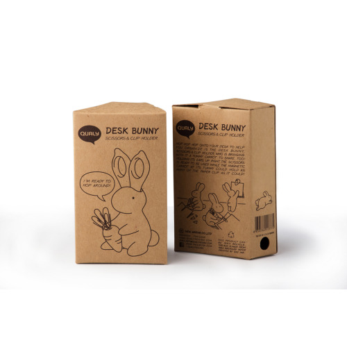 Przybornik biurowy królik Bunny Biały Ql10115-WH (4)