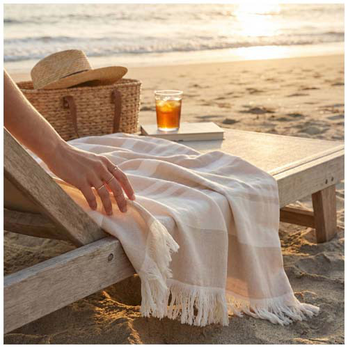 Citizen Green Axeline - ręcznik fouta z bawełny organicznej  Beżowy 1PZ06802 (2)