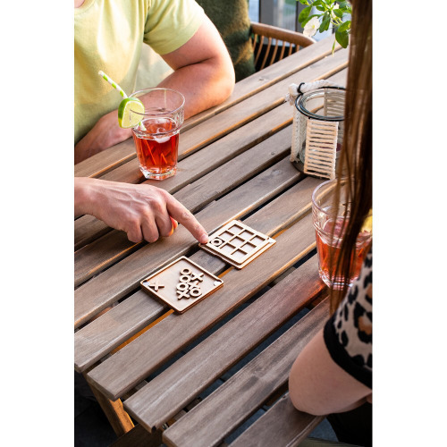 Gra "kółko i krzyżyk" | Edony Beżowy V0019-20 (3)