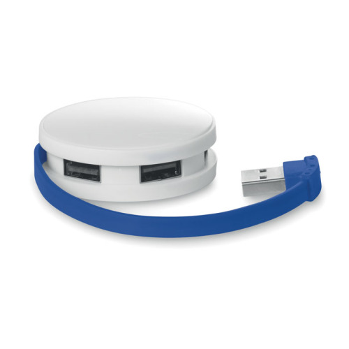 Rozdzielacz USB 4 porty niebieski MO8671-37 