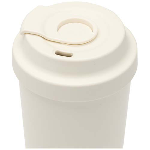 Kubek termiczny Hampton o pojemności 480 ml, wykonany ze stali nierdzewnej z recyklingu z certyfikacją RCS, z podwójnymi ścia Kremowy 10095601 (6)