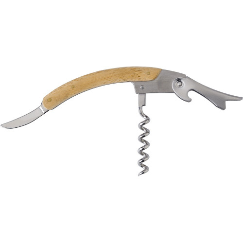 Bambusowy nóż kelnerski Brązowy V9968-16 (5)