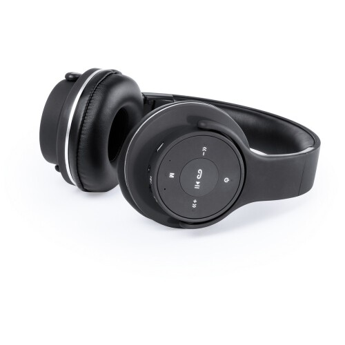 Bezprzewodowe słuchawki nauszne, głośnik bezprzewodowy czarny V3968-03 (5)