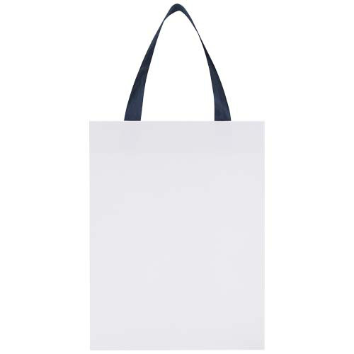 Torba papierowa Smartfold 210 g/m² z uchwytami ze wstążki i błyszczącym laminowaniem – 24 x 10 x 32 cm Niebieski 1ZM01252 (1)