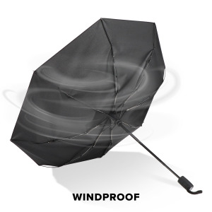 Taman Pongee 21" Wiatroodporny parasol Automatycznie otwierany i zamykany