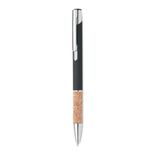 Aluminiowy długopis przycisk Czarny MO2158-03 