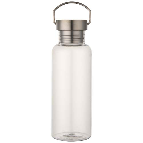 Thor - bidon na wodę wykonany z recyklingowanego tworzywa RPET certyfikowanego standardem RCS, pojemność 600 ml  Przezroczysty klarowny 10095801 (2)