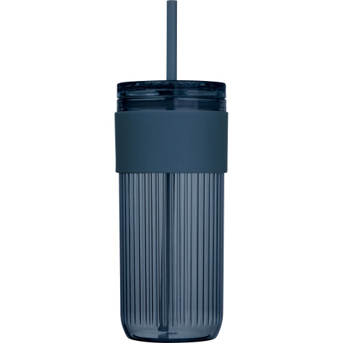 Kubek ze słomką 660 ml SOLEDAD Granatowy 8552944 (2)