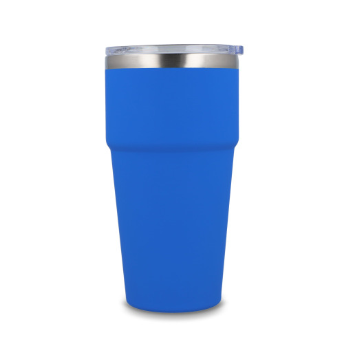 T-ceramiczny kubek do samochodu o miękkim dotyku 500ml Niebieski LT98729-N0011 (2)