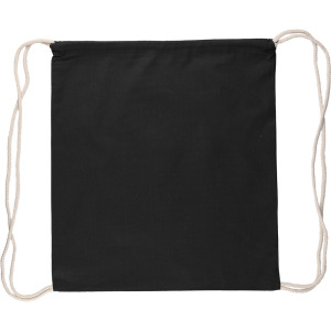 Worek ze sznurkiem Czarny