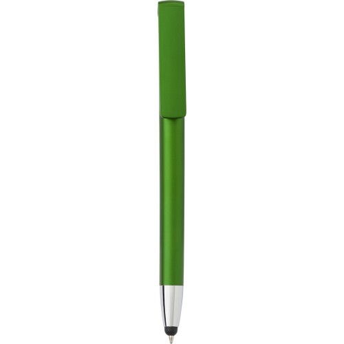 Długopis, touch pen, stojak na telefon zielony V1753-06 