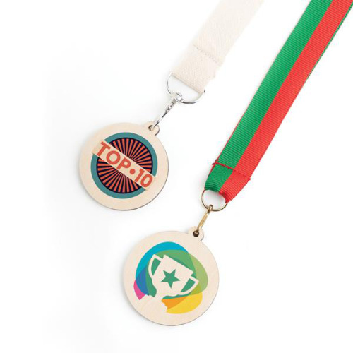 Medal bambusowy / BAMBMEDAL Light Brown IP37069638 (5)