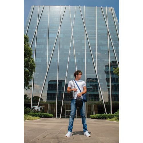 Torba na ramię, saszetka Boxy Sling Szary P705.951 (18)