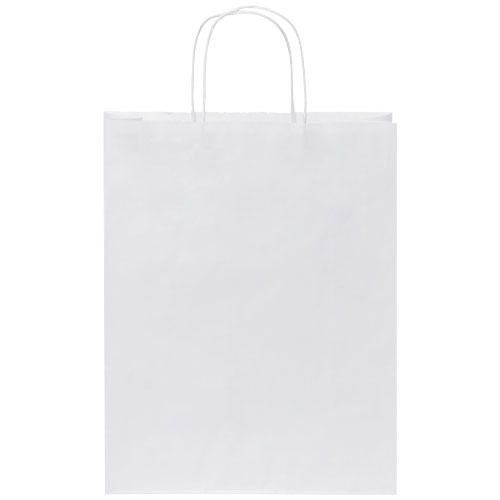 Torba z papieru Kraft ze skręconymi uchwytami – 25 x 11 x 32 cm Biały 1PQ00201 (1)