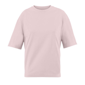 BOXY WOMEN T-SHIRT OVERSIZE Medium Pink