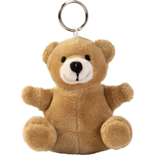 Brelok do kluczy, miś pluszowy Biały V0642-02 (1)