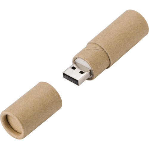 Tekturowa pamięć USB 16 GB Brązowy V0328-16 
