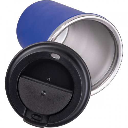 Kubek termiczny 350 ml z powłoką z recyklingu METODY Niebieski 8496204 (2)