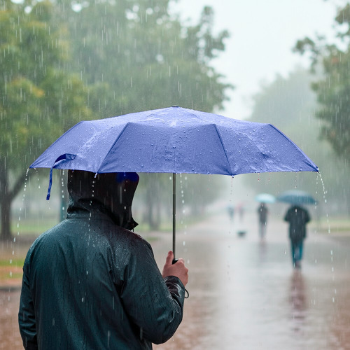 Parasol manualny, składany | Bores Granatowy VA066-04 (1)